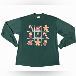 Vintage 1991 Christmas women long sleeve